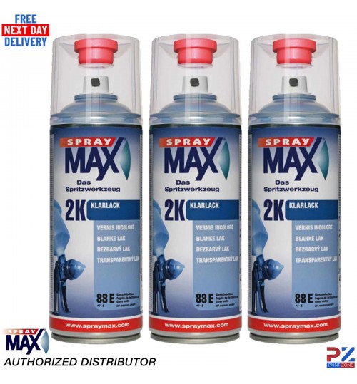 SprayMax 2K Clear Coat Gloss 400ml – 680061 – High Performance Lacquer X3